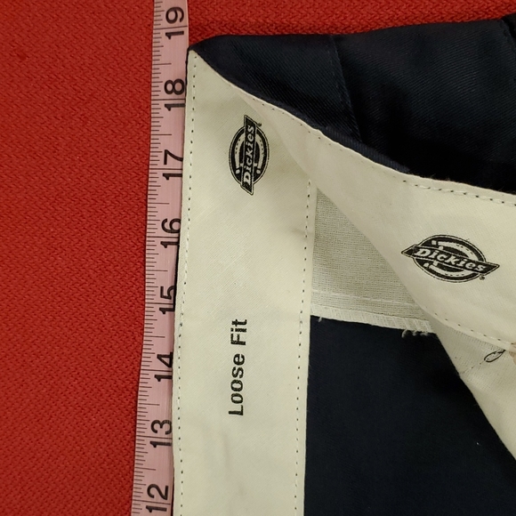 Dickies Work utility uniform shorts unisex check measurements NWOT 16 or 18 - Picture 2 of 11